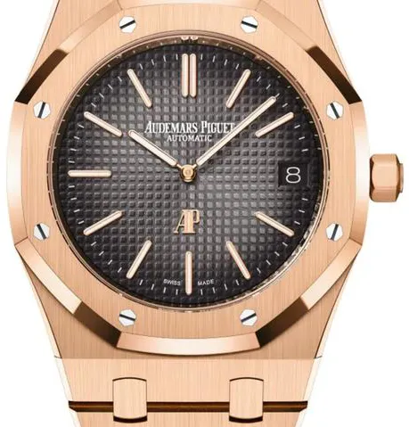 Audemars Piguet Royal Oak 16202OR.OO.1240OR.02 39mm Rose gold Smoked gray