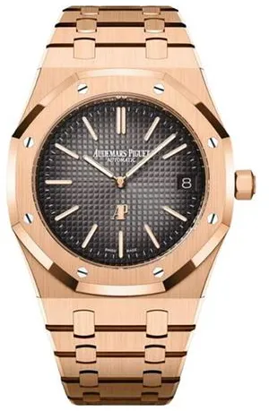 Audemars Piguet Royal Oak 16202OR.OO.1240OR.02 39mm Rose gold Smoked gray