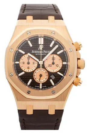 Audemars Piguet Royal Oak 26331OR.OO.D821CR.01 41mm Rose gold Brown