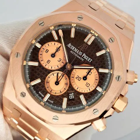 Audemars Piguet Royal Oak 26331OR 41mm Rose gold Brown