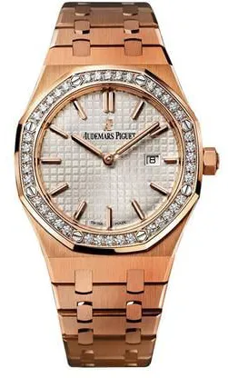 Audemars Piguet Royal Oak 67651OR.ZZ.1261OR.01 33mm Rose gold Brown