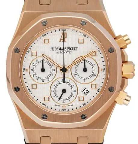 Audemars Piguet Royal Oak 26022OR.OO.D088CR.01 39mm Rose gold White