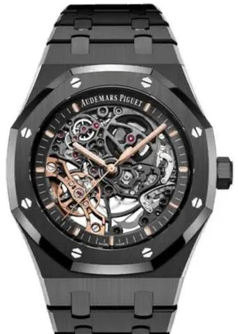 Audemars Piguet Royal Oak 15416CE.OO.1225CE.01 41mm Black ceramic Transparent