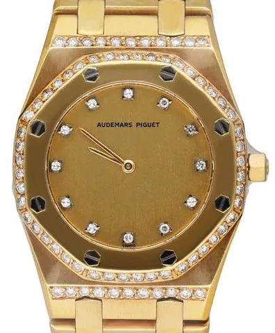 Audemars Piguet Royal Oak Lady 27mm Yellow gold Champagne