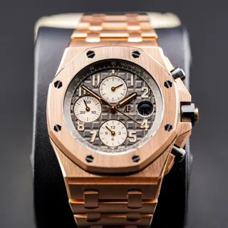 Audemars Piguet Royal Oak Offshore 26470OR.OO.1000OR.02 42mm Rose gold Gray