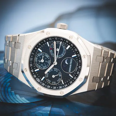 Audemars Piguet Royal Oak Perpetual Calendar 26574ST.OO.1220ST.02 41mm Stainless steel Blue