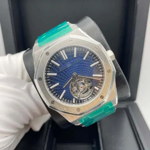 Audemars Piguet Royal Oak Tourbillon 26530ST.OO.1220ST.01 Stainless steel Blue