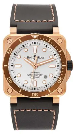 Bell & Ross Instruments BR0392-D-WH-BR/SCA 42mm Bronze White 4