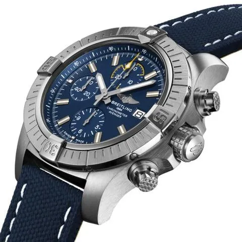 Breitling Avenger A13317101C1X1 45mm Stainless steel Blue