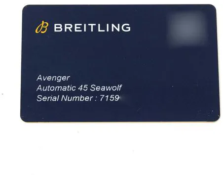 Breitling Avenger A17319 45mm Stainless steel Yellow 3