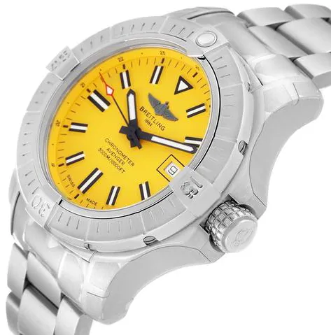 Breitling Avenger A17319 45mm Stainless steel Yellow 9