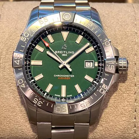 Breitling Avenger A17328101L1A1 42mm Stainless steel Green