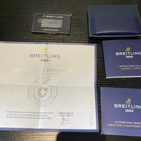 Breitling Avenger A17331101I1A1 45mm Stainless steel Yellow 6