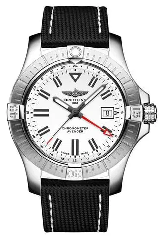 Breitling Avenger A32397101A1X2 43mm Stainless steel White