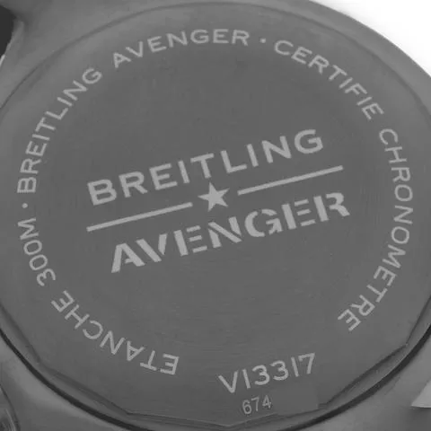 Breitling Avenger V13317101L1X1 45mm Titanium Green 10