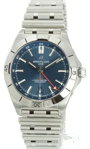 Breitling Chronomat A32398101C1A1 40mm Stainless steel Blue