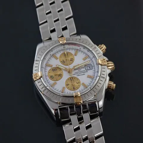 Breitling Chronomat B13356 44mm Yellow gold and Stainless steel Mother-of-pearl 13