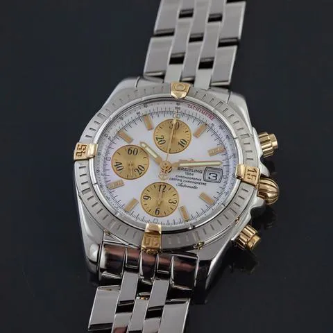 Breitling Chronomat B13356 44mm Yellow gold and Stainless steel Mother-of-pearl 6