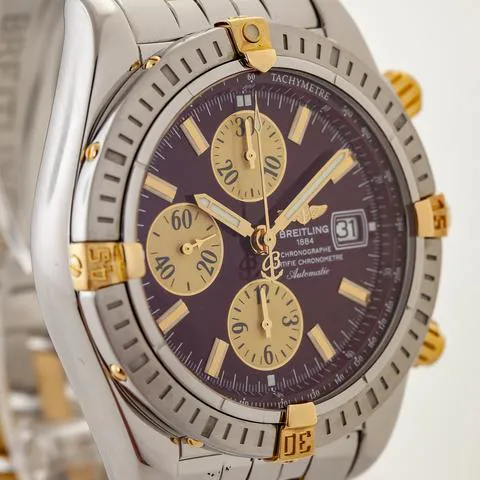 Breitling Chronomat B13356 44mm Yellow gold and Stainless steel Red 2