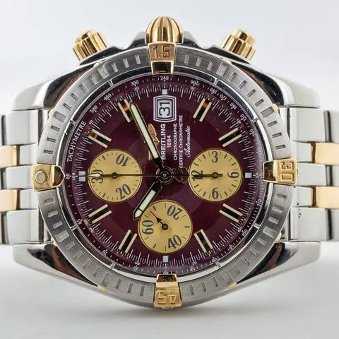 Breitling Chronomat B13356 44mm Yellow gold and Stainless steel Red 4