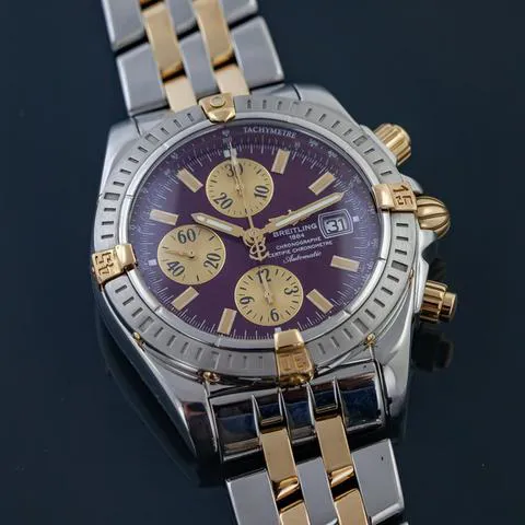 Breitling Chronomat B13356 44mm Yellow gold and Stainless steel Red 6