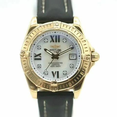 Breitling Cockpit H71356 31mm Yellow gold Mother-of-pearl