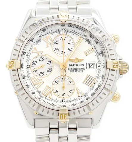 Breitling Cross Wind Chronograph B13355 43mm yg White