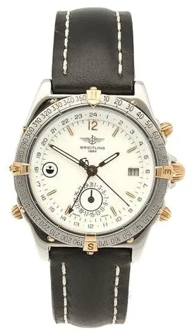 Breitling Duograph B15507 39mm Yellow gold and Stainless steel White