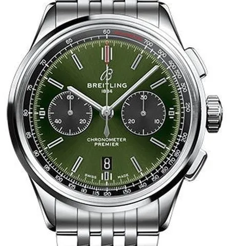 Breitling for Bentley AB0118A11L1A1 42mm Stainless steel Green