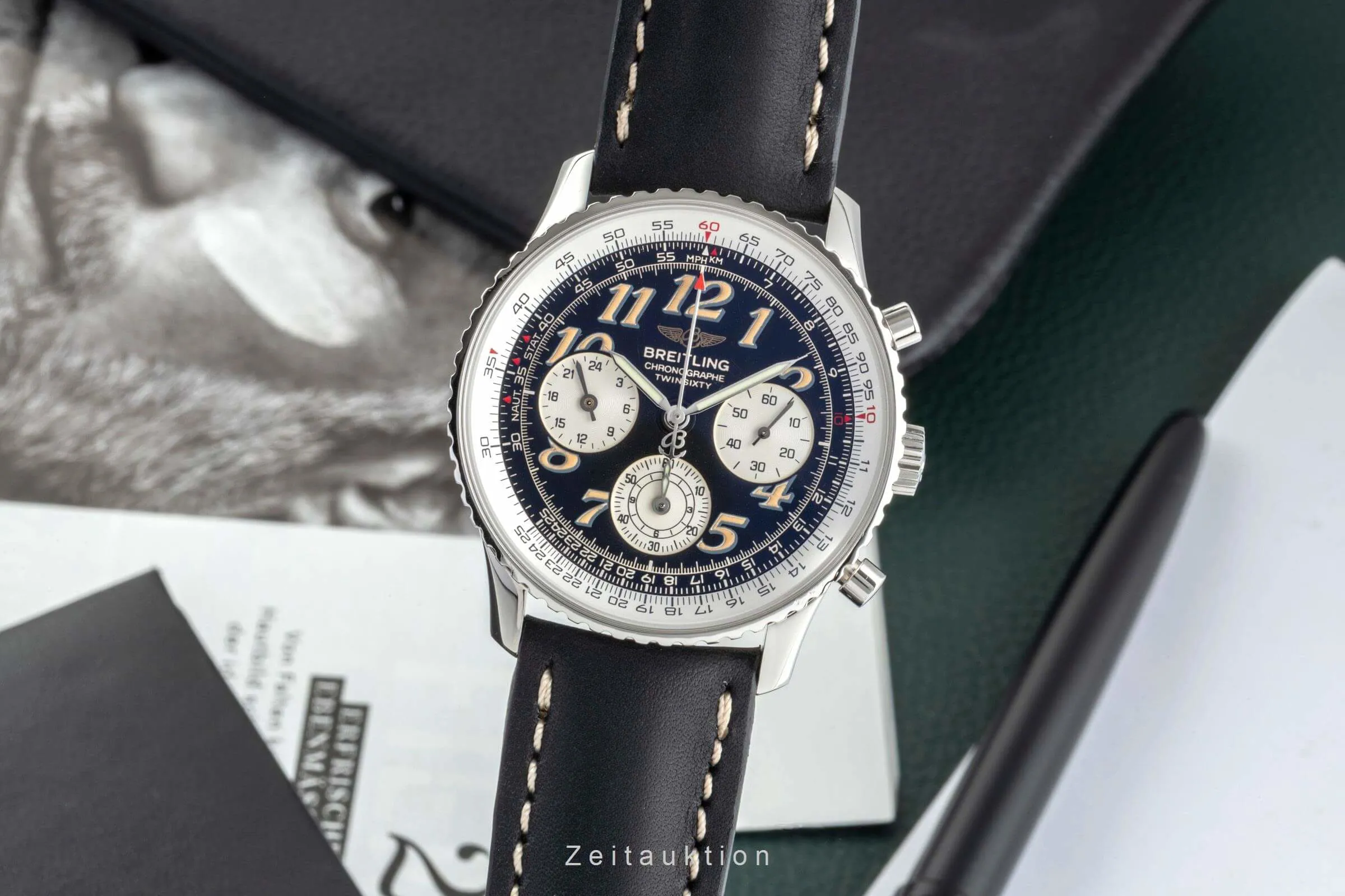 Breitling Navitimer A39022.1 42mm Stainless steel Black