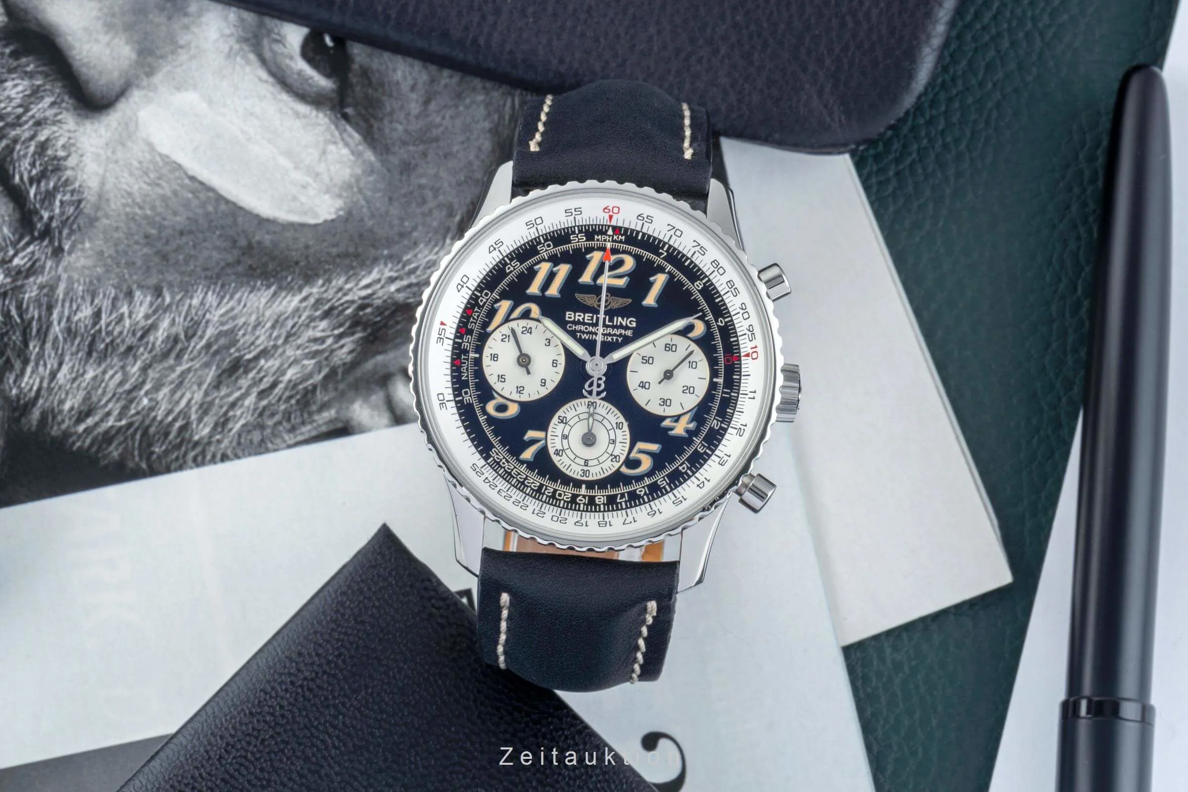 Breitling Navitimer A39022.1 42mm Stainless steel Black 2