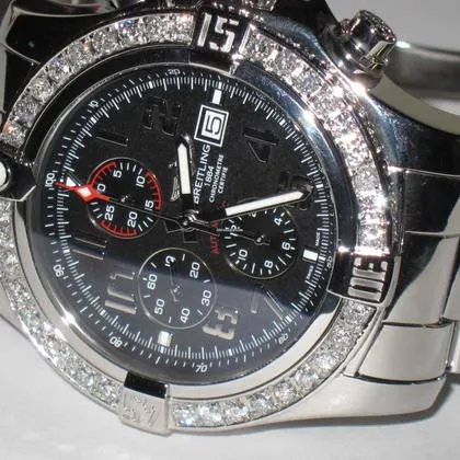 Breitling Super Avenger II 48mm Stainless steel Black