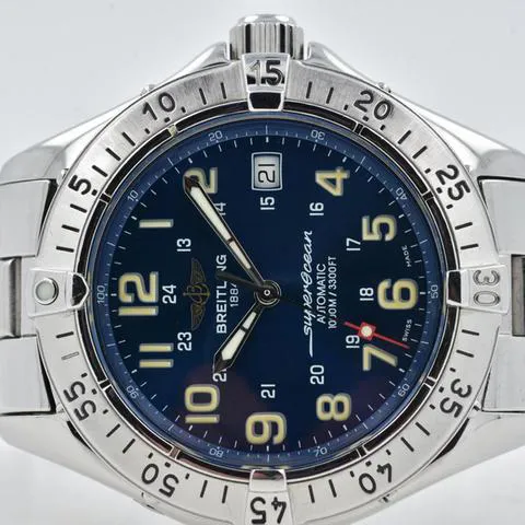 Breitling Superocean A17340 42mm Stainless steel Blue