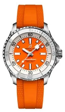 Breitling Superocean A17377211O1S1 36mm Stainless steel Orange