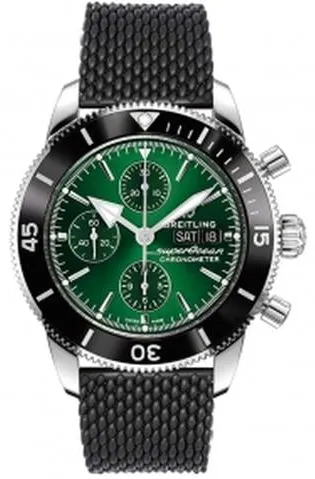 Breitling Superocean Heritage Chronograph A13313121L1S1 44mm Stainless steel Green