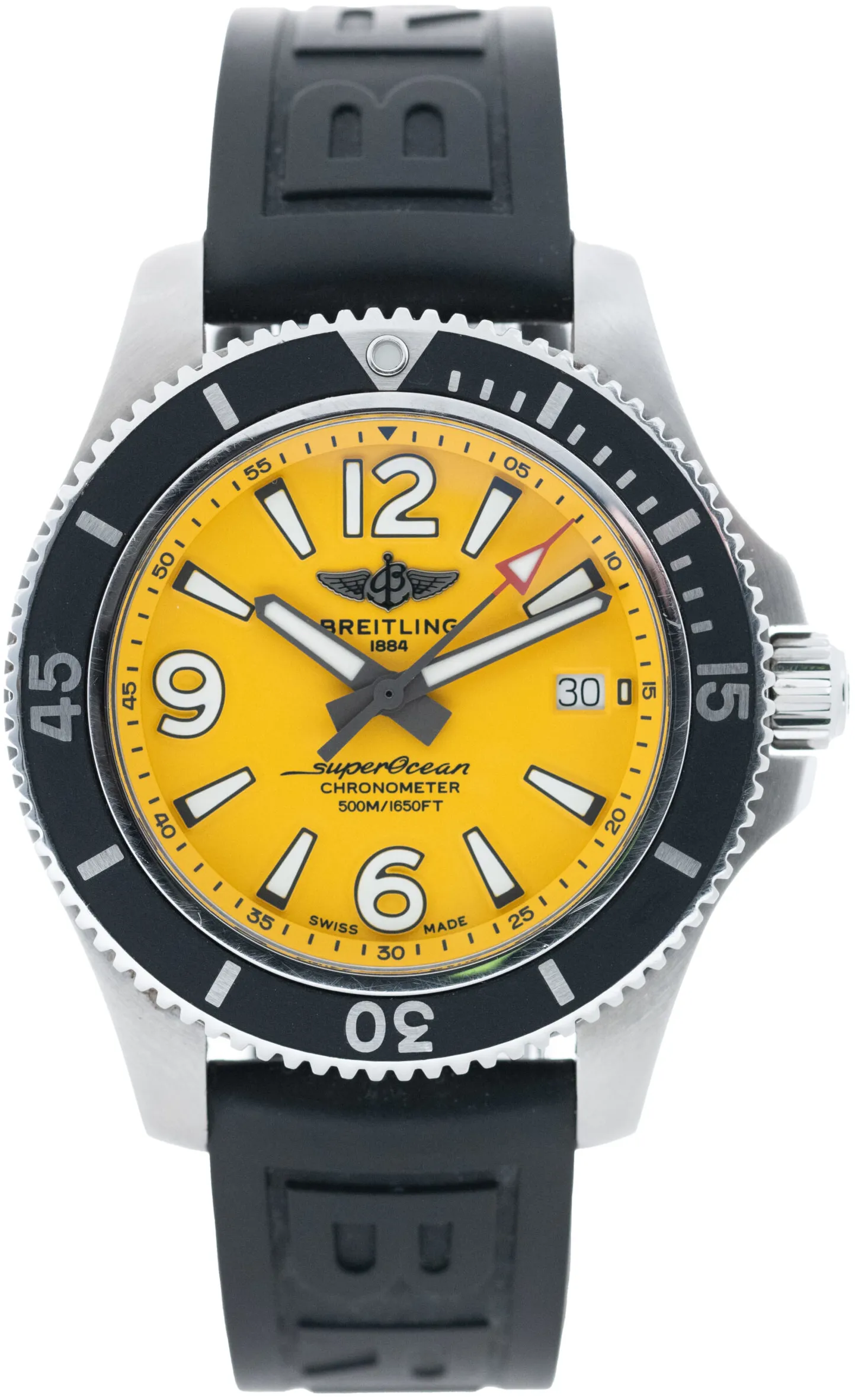 Breitling Superocean 44mm Stainless steel Yellow