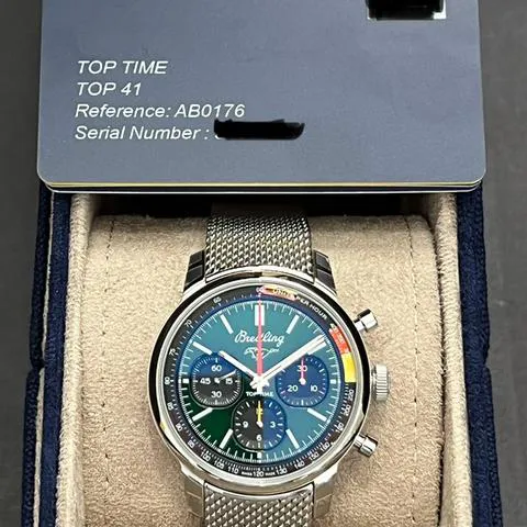 Breitling Top Time AB01762A1L1A1 41mm Stainless steel Green 6