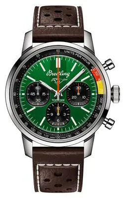 Breitling Top Time AB01762A1L1X1 41mm Stainless steel Green