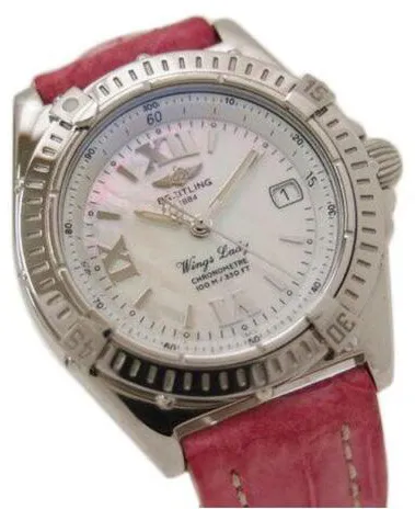 Breitling Wings Lady A67350 31mm Stainless steel Mother-of-pearl