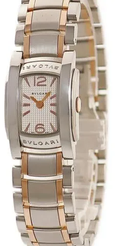 Bulgari Assioma AA26S AA26C6SPGS 18mm Rose gold Silver