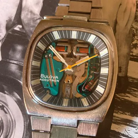 Bulova Accutron 214 34mm Stainless steel