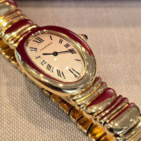 Cartier Baignoire W15045D8 23mm Yellow gold Silver