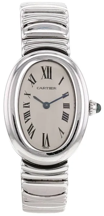 Cartier Baignoire 354920 22mm White gold Silver