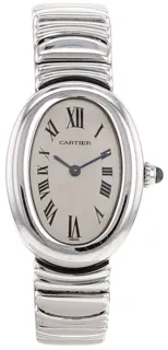 Cartier Baignoire White gold Silver