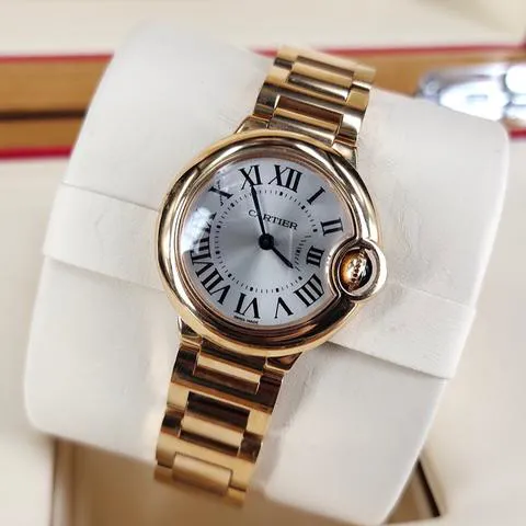 Cartier Ballon Bleu 28mm W69002Z2 28mm Rose gold Silver 1