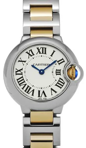 Cartier Ballon Bleu 28mm W69007Z3 28.6mm Stainless steel Silver