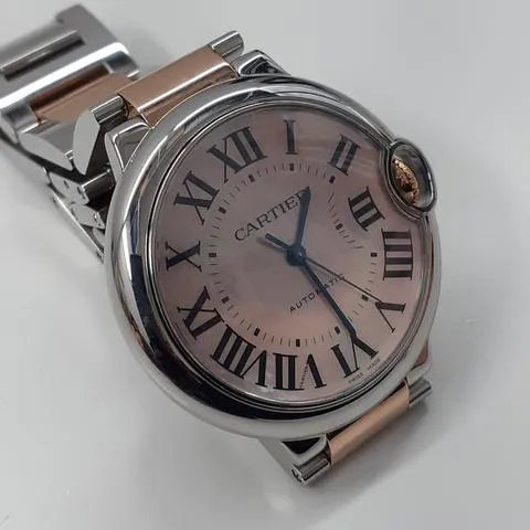 Cartier Ballon Bleu 3284 36mm Yellow gold and Stainless steel Mother-of-pearl