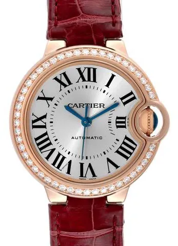 Cartier Ballon Bleu 33mm WJBB0033 33mm Rose gold Silver