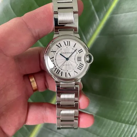 Cartier Ballon Bleu 36mm W6920046 36mm Stainless steel White