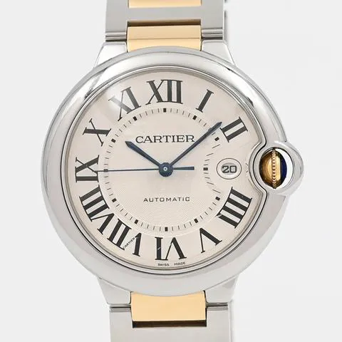 Cartier Ballon Bleu 42mm 3001 42mm Yellow gold and Stainless steel White 1